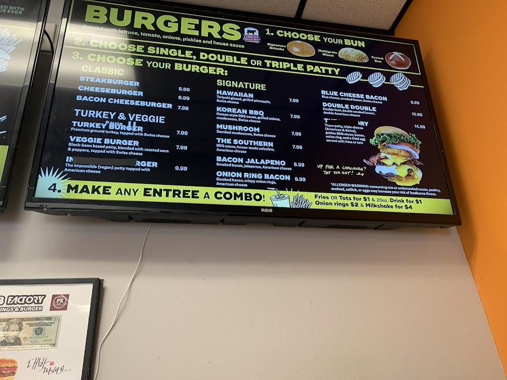 WNB Factory - Wings & Burger Menu image 1